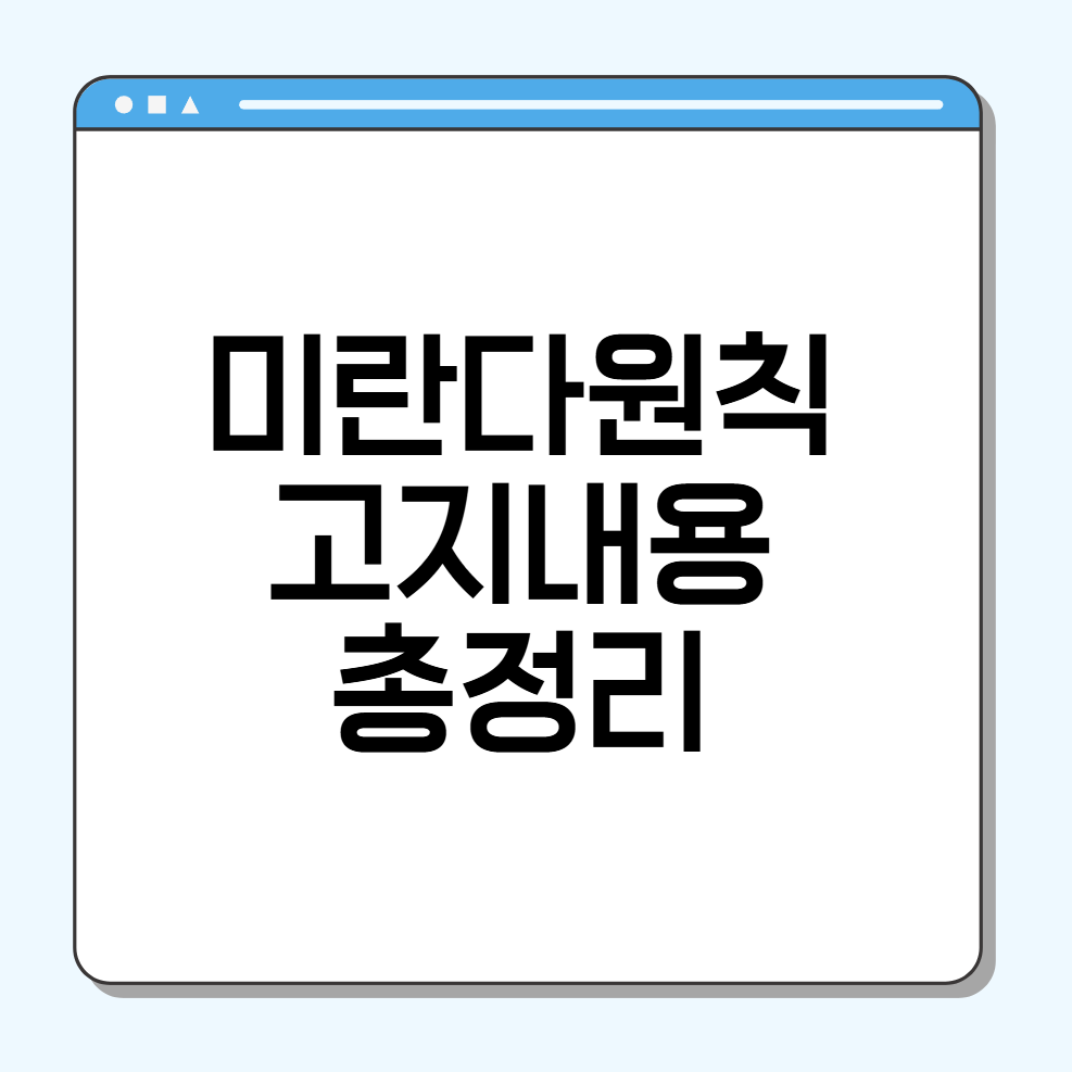 미란다원칙이란