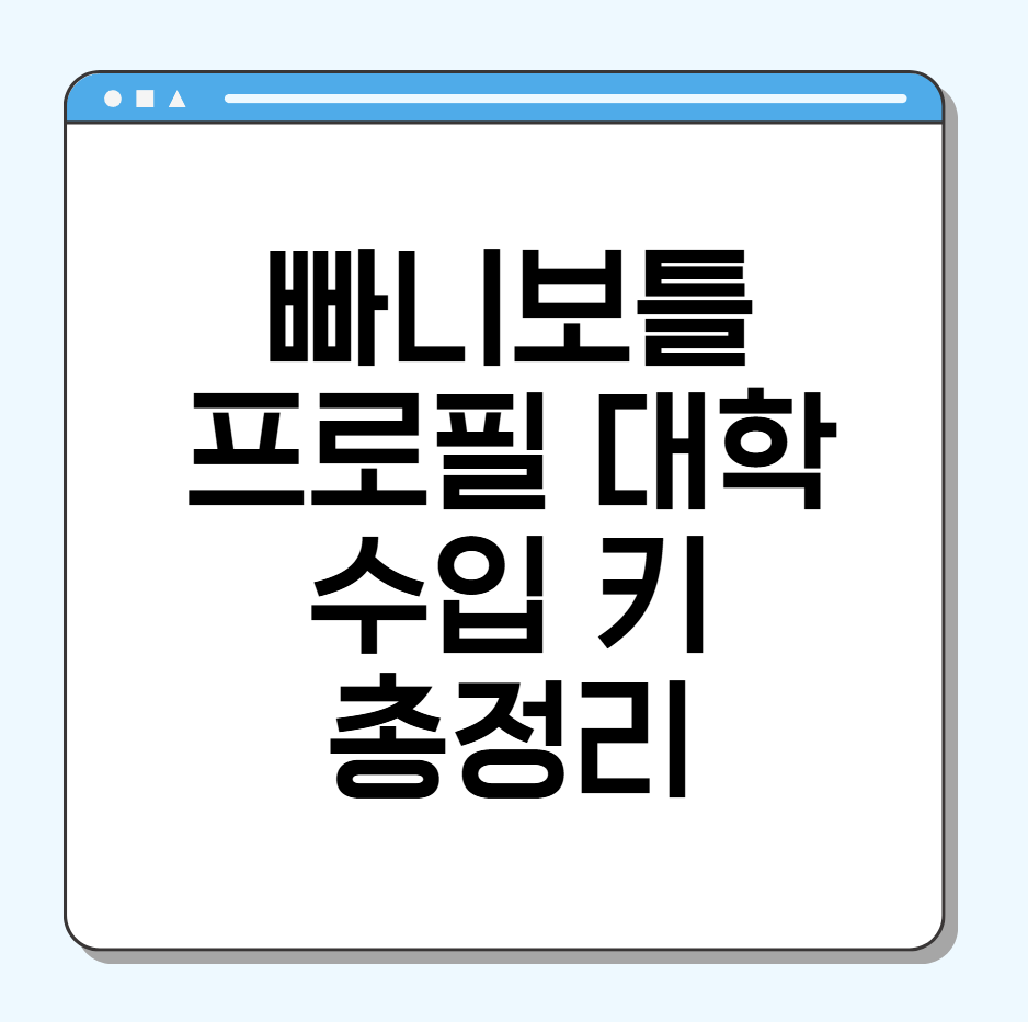 빠니보틀 프로필